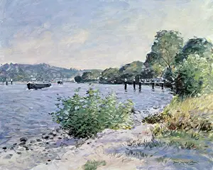 Matin: Matin a Yville ' river scene