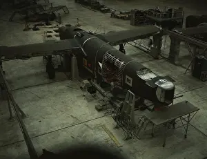 Servicing: A mating operation on a transport plane in