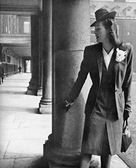 Flannel: Matita suit, 1945