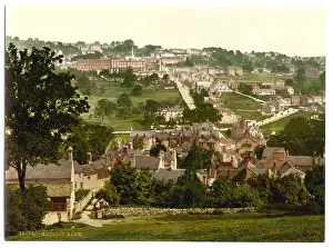 Hydropathic: Matlock Bank showing hydropathic, Derbyshire, England
