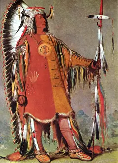 Garb: Mato-tope, Second Chief of the Mandans, by George Catlin