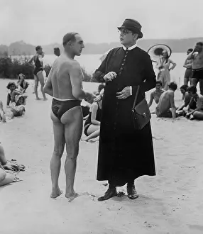 Bather: Matron at a beach