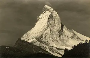 Snow Covered: The Matterhorn, Switzerland