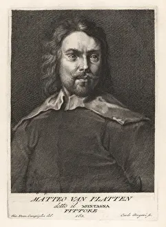 Etcher: Matthieu van Plattenberg, Flemish painter, c.1607-1660
