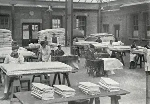 Bedding: Mattress Making, Darenth Training Colony, Kent