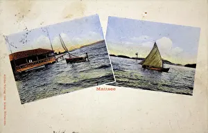 Tubingen: Mattsee. With two lake views. 1908. Photochrom