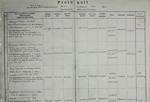 Psychoanalyst: Matura protocol of the later psychoanalyst Sigmund Freud