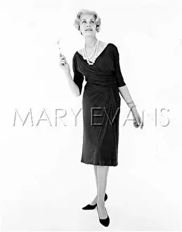 Eveningwear: A MATURE MODEL