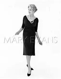 Eveningwear: A MATURE MODEL
