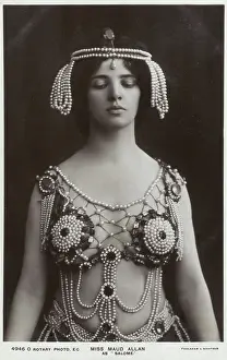 Beading: Maud Allan as Salome