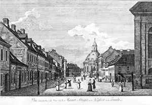 1780: Mauerstrasse and Trinity Church in Berlin, c. 1780