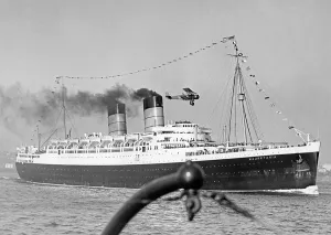 Greeted: The Mauretania, 1939