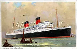 Cunarder: MAURETANIA POSTCARD