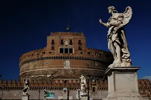Castel: Mausoleum of Emperor Hadrian or Castle Sant'Angelo. Rome