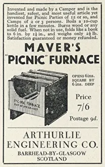 Safest: MAVERS PICNIC FURNACE AD