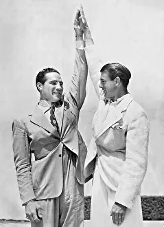 Compare: Max Baer and Gary Cooper, 1934