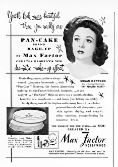 Pancake: Max Factor advertisement
