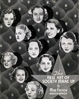 Endorsement: Max Factor make up booklet with Hollywood stars