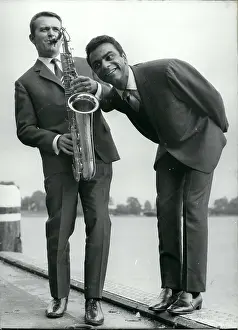 Bandleader: Max Greger, band leader, and Johnny Mathis, singer