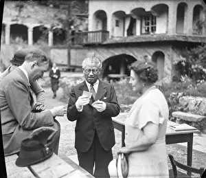 Felsenreitschule: Max Reinhardt at rehearsing of Faust