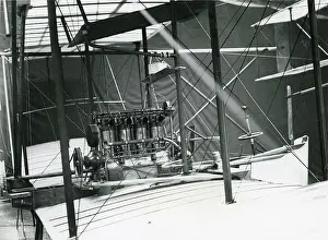 Cooled: The Maxim 80hp water-cooled, four-cylinder engine in the