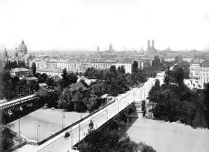 Maximilianeum: Maximilian street in Munich, 1906