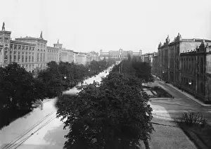 Maximilianstrasse: Maximilianstrasse in Munich around 1900