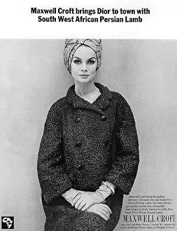 Shrimpton: Maxwell Croft Dior advertisement with Jean Shrimpton