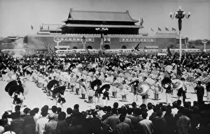 Tiananmen: May Day in Beijing. A dance performance ?