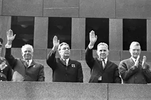 Suslov: May Day celebration, 1969