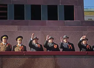 Ryzhkov: May Day celebration in Moscow, 1986