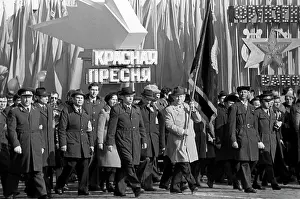 Stuzhin: May Day demonstration, 1981