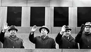 Suslov: May Day demonstration in Moscow, 1971