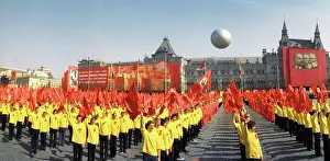 Zufarov: May Day demonstration in Moscow, 1977