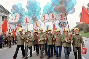 Malyshev: May Day demonstration in Moscow, 1982