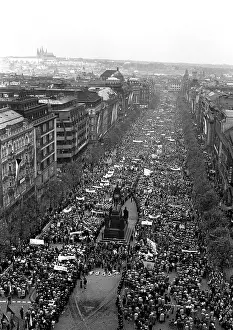 Nosek: May Day - parade - banners - Communist propaganda