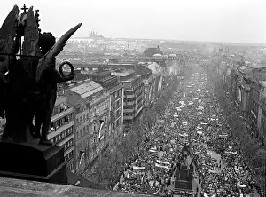 Nosek: May Day - parade - banners - Communist propaganda
