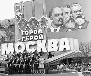 Engels: May Day parade in Moscow, 1973