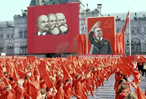 Engels: May Day Parade, Moscow, 1980