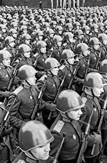 Motorised: May Day parade in Red Square, 1964