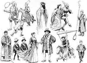 Cray: May Day Procession at St. Mary Cray, Kent, 1891