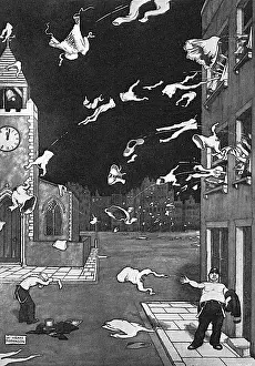 Proverb: When May is Out by William Heath Robinson