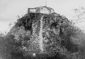 Magician: Maya pyramid in Uxmal, 1932
