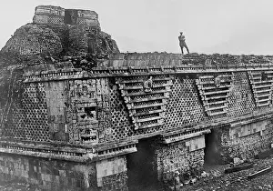 Archaeologist: Maya ruins in Uxmal, 1932