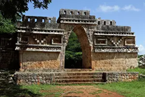 Rhombus: Mayan archaeological sites, Yucatan, Mexico