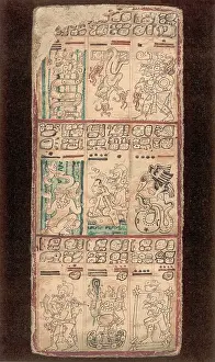 Pictographs: MAYAN MANUSCRIPT