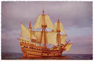 1620: Mayflower - Ship of the Pilgrim Fathers - Model