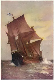 Emigrating: The Mayflower - transporting Pilgrim Fathers to New World