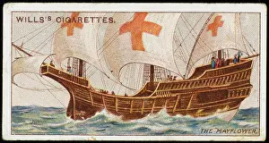 Emigrating: The Mayflower: transporting Pilgrim Fathers to New World
