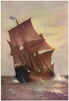 Mayflower: The Mayflower: transporting Pilgrim Fathers to New World